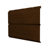 Софит ЭкоБрус new c перфорацией 0,45 Print Elite с пленкой Choco Wood TwinColor Центр Кровли