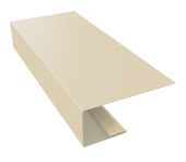 J-Профиль 18мм 0,45 Print Elite Milky Wood TwinColor (3м) Центр Кровли