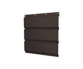 Софит металлический центральная перфорация 0,5 Drap с пленкой RR 32 темно-коричневый Центр Кровли