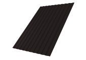 Профнастил С8A v01 0,45 Drap-double TX RAL 9005 черный Центр Кровли
