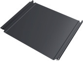 Кликфальц Double Pro Grand Line 0,45 Drap двухсторонний с пленкой на замках RAL 7024 мокрый асфальт Центр Кровли
