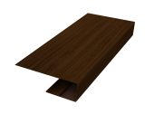 J-Профиль 12мм 0,45 Print Elite Coffee Wood TwinColor (3м) Центр Кровли