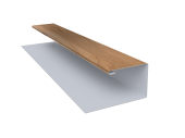 Планка П-образная Экобрус Grand Line 0,45 Print Premium Pine Wood Fresh (3м) Центр Кровли