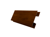 Планка H-образная стыковочная сложная 0,45 Print-Double Premium Golden Wood Intense F (2м) Центр Кровли