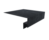 Планка околооконная сложная 200х50х12 (j-фаска) 0,45 Print Premium Grey Wood TwinColor (2м) Центр Кровли