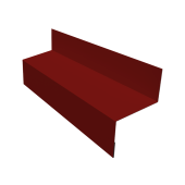 Отлив межэтажный 45 0,5 Satin с пленкой RAL 3011 коричнево-красный (3м) Центр Кровли