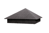 Колпак на столб 390х390мм 0,45 Базальт Американо Дарк Центр Кровли