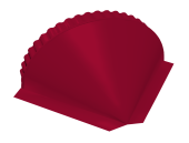 Заглушка конусная 0,45 PE RAL 3003 рубиново-красный Центр Кровли