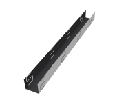 Крепежный вкладыш универсальный жалюзи Milan Slim 0,5 Satin RAL 9005 черный (2м) Центр Кровли