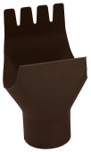 Воронка 125/90 мм Matte PU RAL 8017 Центр Кровли