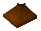 Угол отлива внешний 250 0,45 Print-Double Premium с пленкой Golden Wood Intense F Центр Кровли