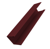 Крышка жалюзи Milan Slim 0,45 PE-Double RAL 3005 красное вино (3м) Центр Кровли