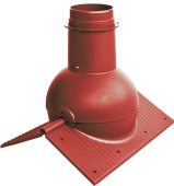 Элемент коньковый Krovent Pipe-Cone красный Центр Кровли