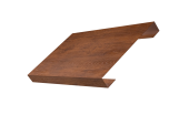 Ламель лицевая 150 забора жалюзи Texas 0,45 Print Premium с пленкой Golden Wood Fresh TwinColor Центр Кровли