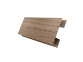 Планка H-образная Экобрус 0,45 Print Elite с пленкой Honey Wood TwinColor (2м) Центр Кровли