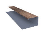 картинка Планка П-образная Экобрус Grand Line 0,45 Print Premium Almond Wood Fresh (2м) Центр Кровли Планка П-образная Экобрус Grand Line 0,45 Print Premium Almond Wood Fresh (2м) Центр Кровли