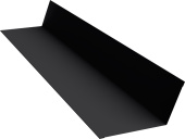Планка примыкания 90х140 Grand Line 0,5 PurPro матовый RAL 9005 черный (3м) Центр Кровли