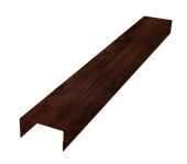 Крышка забора для горизонтального монтажа штакетника 0,45 Print Elite Cherry Wood TwinColor (3м) Центр Кровли