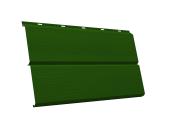 ЭкоБрус new 3D 0,45 PE с пленкой RAL 6002 лиственно-зеленый Центр Кровли