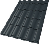 Профиль волновой "Кредо" ("Kredo") 0,45 Drap RAL 7016 антрацитово-серый Центр Кровли