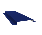 Планка кожуха сегментного 150 0,45 PE с пленкой RAL 5002 ультрамариново-синий (1,8м) Центр Кровли