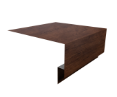 Планка околооконная сложная Экобрус Grand Line 250х75х25 0,4 Print Premium Cherry Wood Fresh TwinColor (3м) Центр Кровли