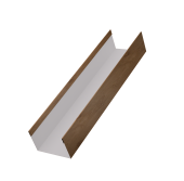 Стойка жалюзи Milan,Tokyo 0,45 Print Premium Pine Wood Fresh (2м) Центр Кровли