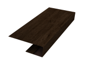 J-Профиль 12мм 0,45 Print Elite Antique Wood TwinColor (3м) Центр Кровли