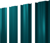 Штакетник М-образный B с прямым резом Grand Line 0,45 PE RAL 5021 водная синь Центр Кровли