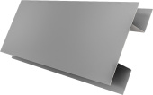 Планка H-образная Экобрус Grand Line 0,45 Drap ТХ RAL 7004 сигнальный серый (2м) Центр Кровли