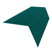 Планка карнизная широкая 100х85 Grand Line 0,45 ПЭ с пленкой RAL 5021 водная синь (3м) Центр Кровли