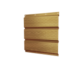 Софит металлический полная перфорация 0,45 Print Elite с пленкой Honey Wood TwinColor Центр Кровли