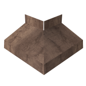 Угол отлива внешний 50 0,45 Print Premium с пленкой Almond Wood Fresh Центр Кровли