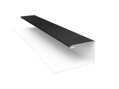 Планка П-образная БХ new 0,45 Drap ST RAL 7016 антрацитово-серый (2м) Центр Кровли