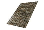Профнастил С8A v01 0,45 Print Elite с пленкой Fine Stone TwinColor Центр Кровли