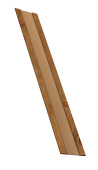 Крепежная планка жалюзи Milan, Milan Slim, Tokyo 0,45 Print Elite Golden Wood TwinColor (1,8м) Центр Кровли