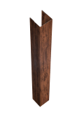 Стойка жалюзи Texas для монтажа без крепежного вкладыша 0,45 Print-Double Premium Antique Wood (1,8м) Центр Кровли
