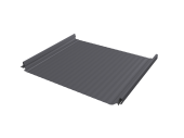 Кликфальц Pro Gofr Grand Line 0,5 PE с пленкой на замках RAL 7004 сигнальный серый Центр Кровли