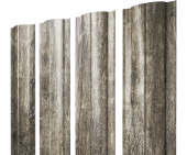 Штакетник Круглый с прямым резом 0,45 Print Elite Nordic Wood TwinColor Центр Кровли