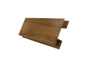 Планка H-образная Экобрус 0,45 Print Elite с пленкой Golden Wood TwinColor (3м) Центр Кровли