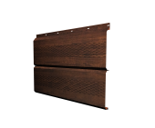 Софит ЭкоБрус new c перфорацией 0,45 Print Premium Cherry Wood Dark FTC Центр Кровли