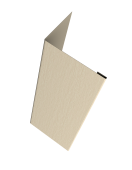 Нащельник (для калиток и ворот) 25х35 жалюзи Milan, Tokyo, Palermo 0,45 Print Elite Milky Wood TwinColor (L2,0) Центр Кровли