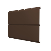 ЭкоБрус new 0,5 Satin RAL 8017 шоколад Центр Кровли