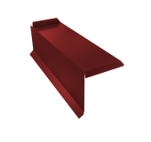 Планка торцевая сегментная 20мм Grand Line Левая 0,45 ПЭ с пленкой RAL 3011 коричнево-красный Центр Кровли