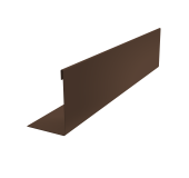 Нащельник 150 Texas 25х35 0,45 PE-Double RAL 8017 шоколад (L1,8) Центр Кровли