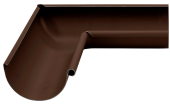Угол желоба внутренний 90 гр 125 мм Matte PU RAL 8017 Центр Кровли