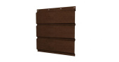 Софит металлический без перфорации 0,45 Print Elite с пленкой Antique Wood TwinColor Центр Кровли