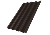 Профнастил НС44R Grand Line 0,5 PurPro матовый RR 32 темно-коричневый Центр Кровли
