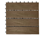 Паркет садовый CM Garden Modern 300х300мм patina brown (патина браун) (уп 11шт) Центр Кровли