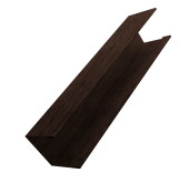 Крышка жалюзи Milan Slim 0,45 Print-double Premium Antique Wood (2м) Центр Кровли